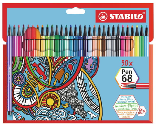 Fibrowa końcówka STABILO Pen 68